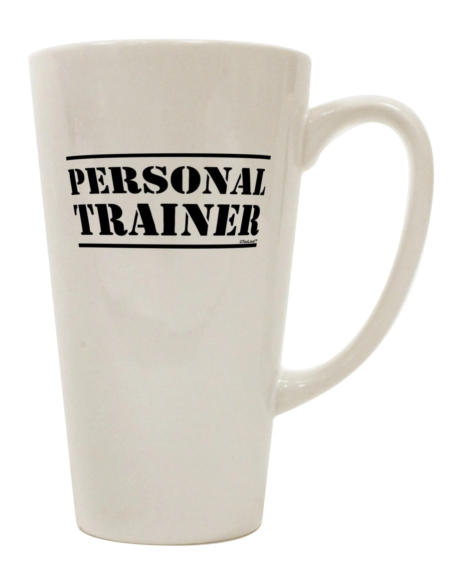 16 Ounce Conical Latte Coffee Mug - A Must-Have for Personal Trainers