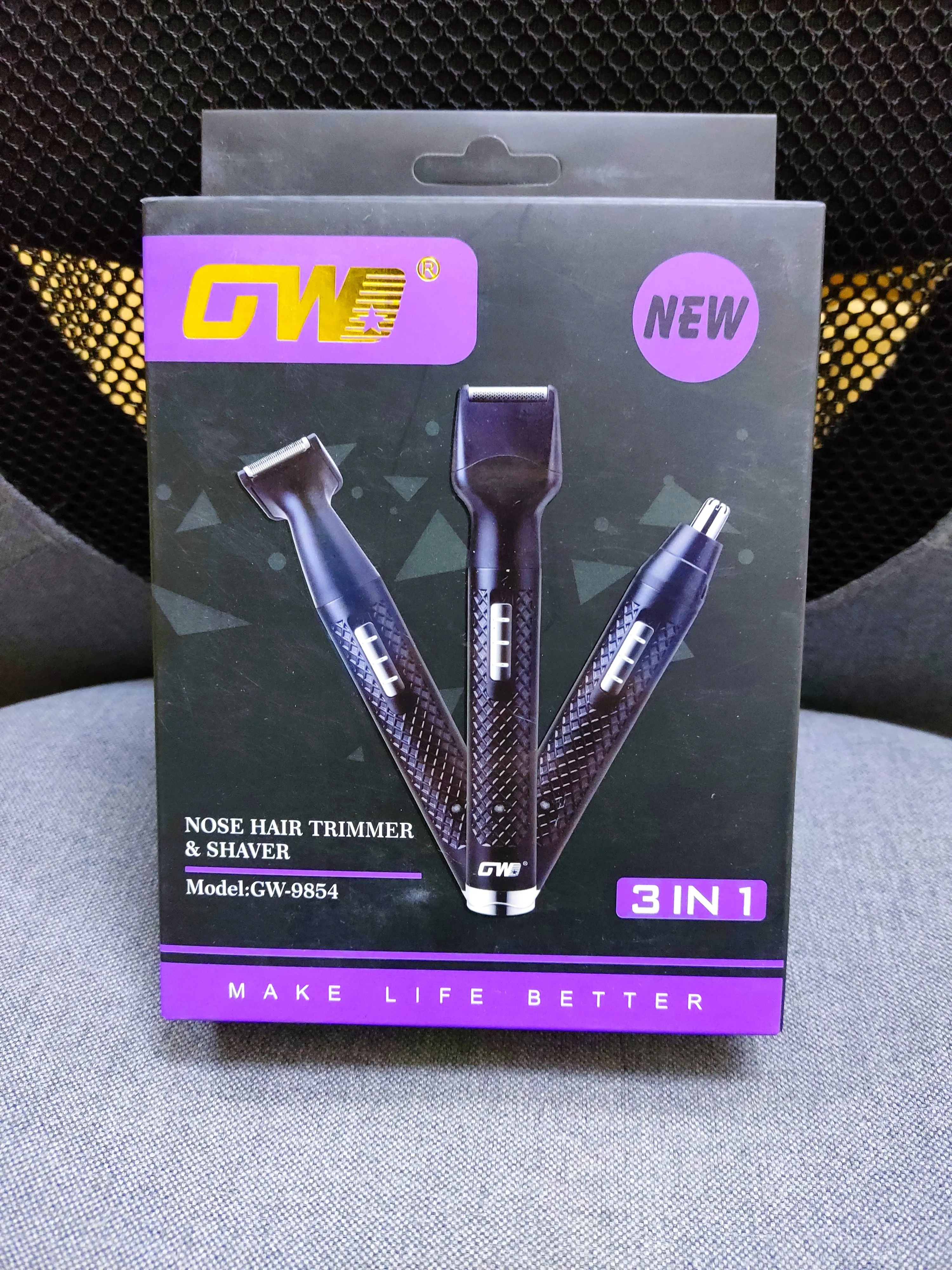 3 in 1 Nose Hair Trimmer and Shaver GW-9854