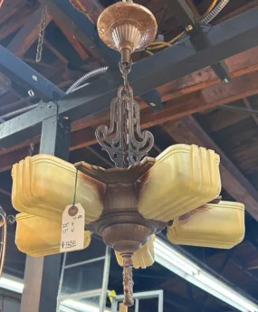 5-Light Slip Shade Chandelier (LT-689)