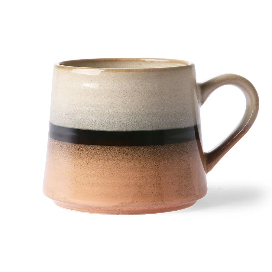 70s Ceramics: tea Mug xl  Tornado