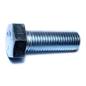 7/8"-9 x 2-1/2" Zinc Plated Grade 5 Hex Cap Screws (16 pcs)