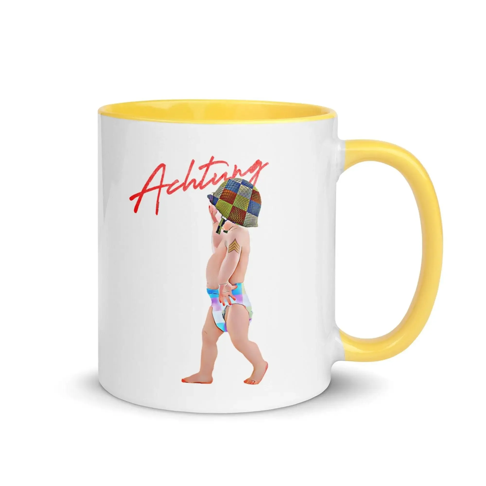 Achtung Baby Mug with Color Inside