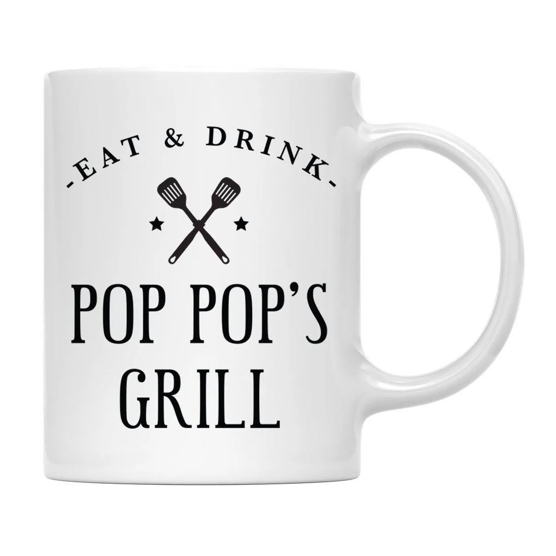 Andaz Press 11oz Eat And Drink Grill Coffee Mug