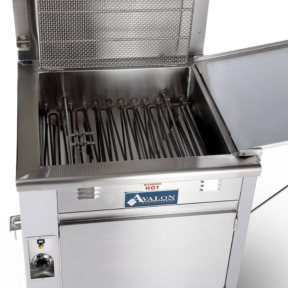 Avalon (ADF26-E) 18" X 26" Donut Fryer, Electric (1 phase), Left Side Drain Board with Submerge Screen