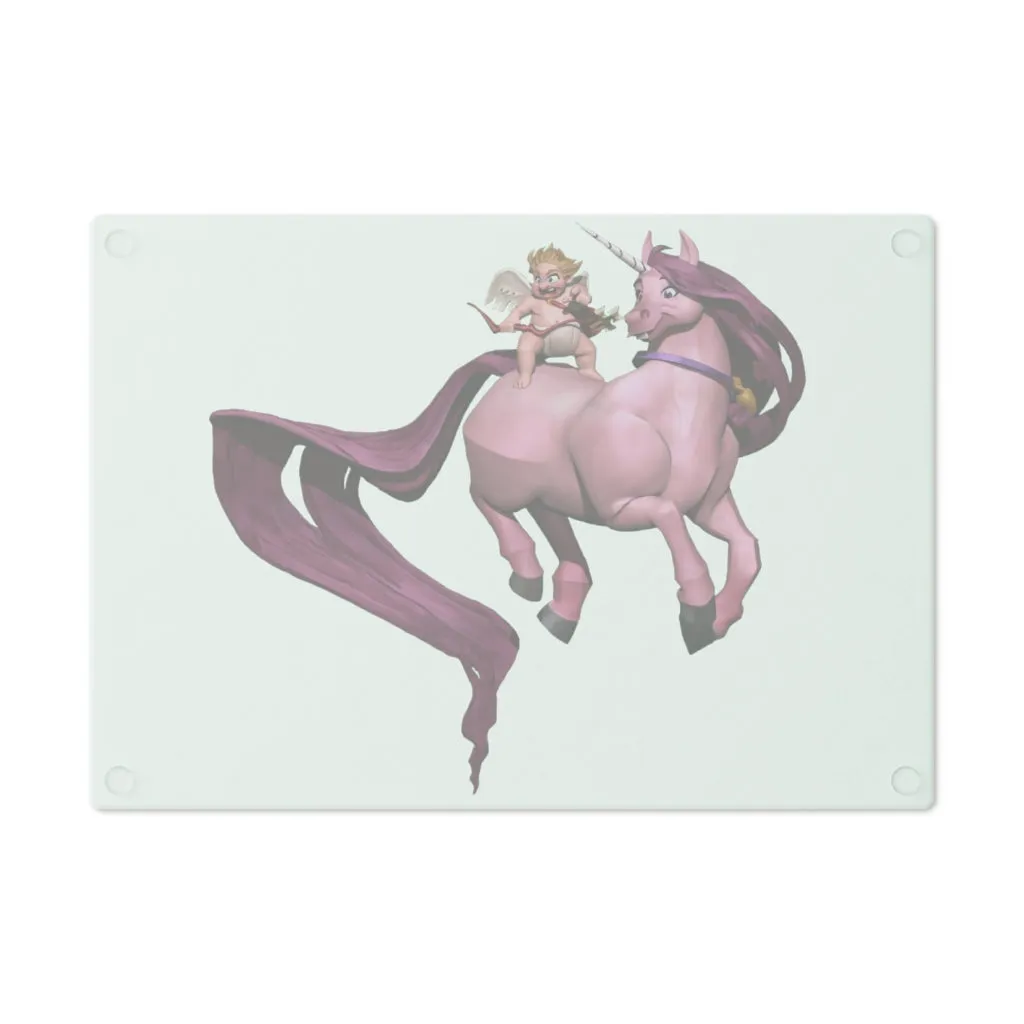 Baby Cupid and Horse Cutting Board