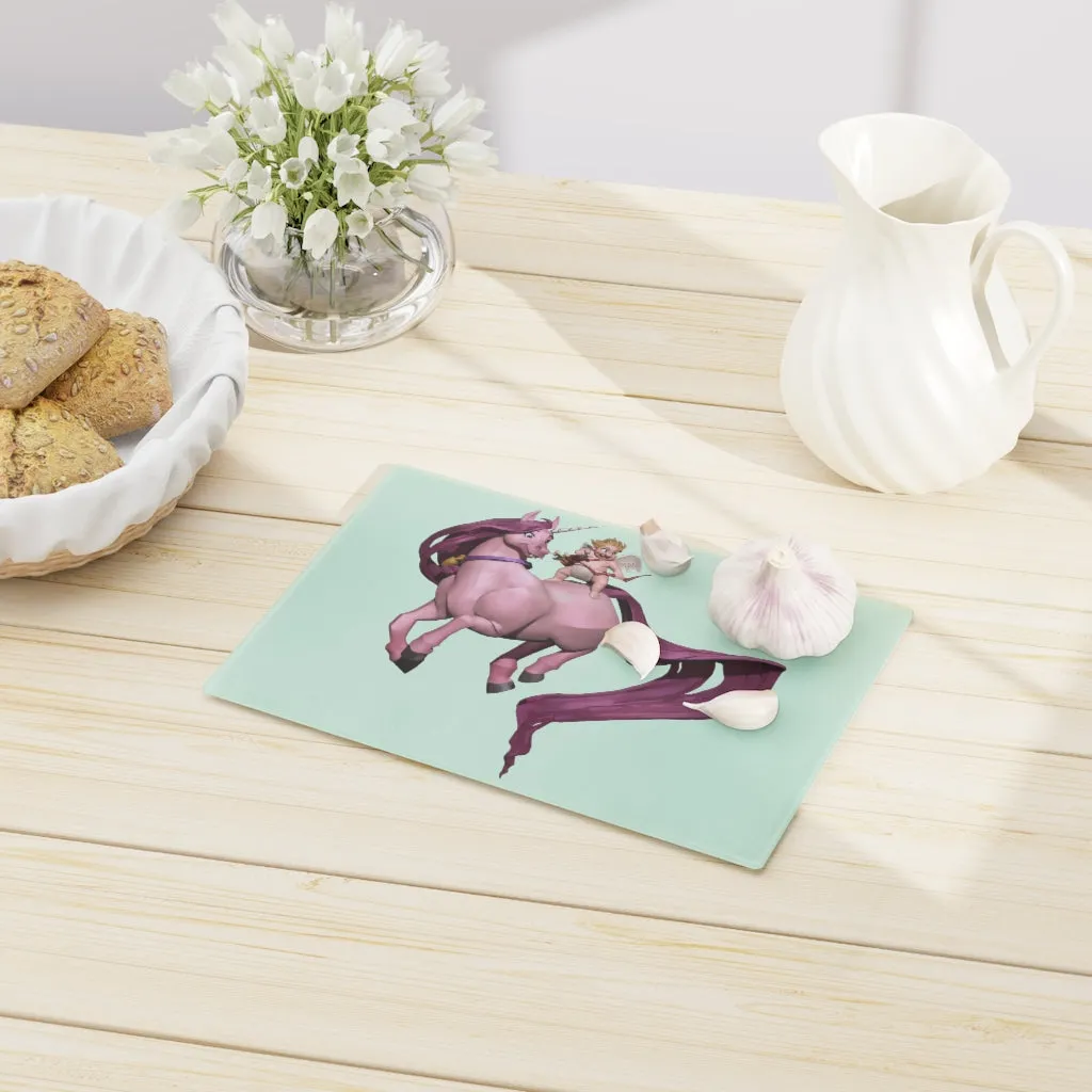 Baby Cupid and Horse Cutting Board