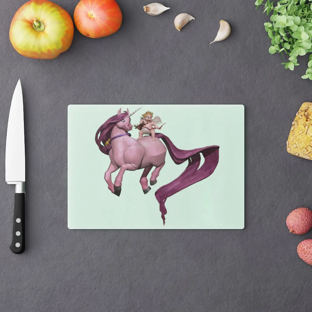 Baby Cupid and Horse Cutting Board