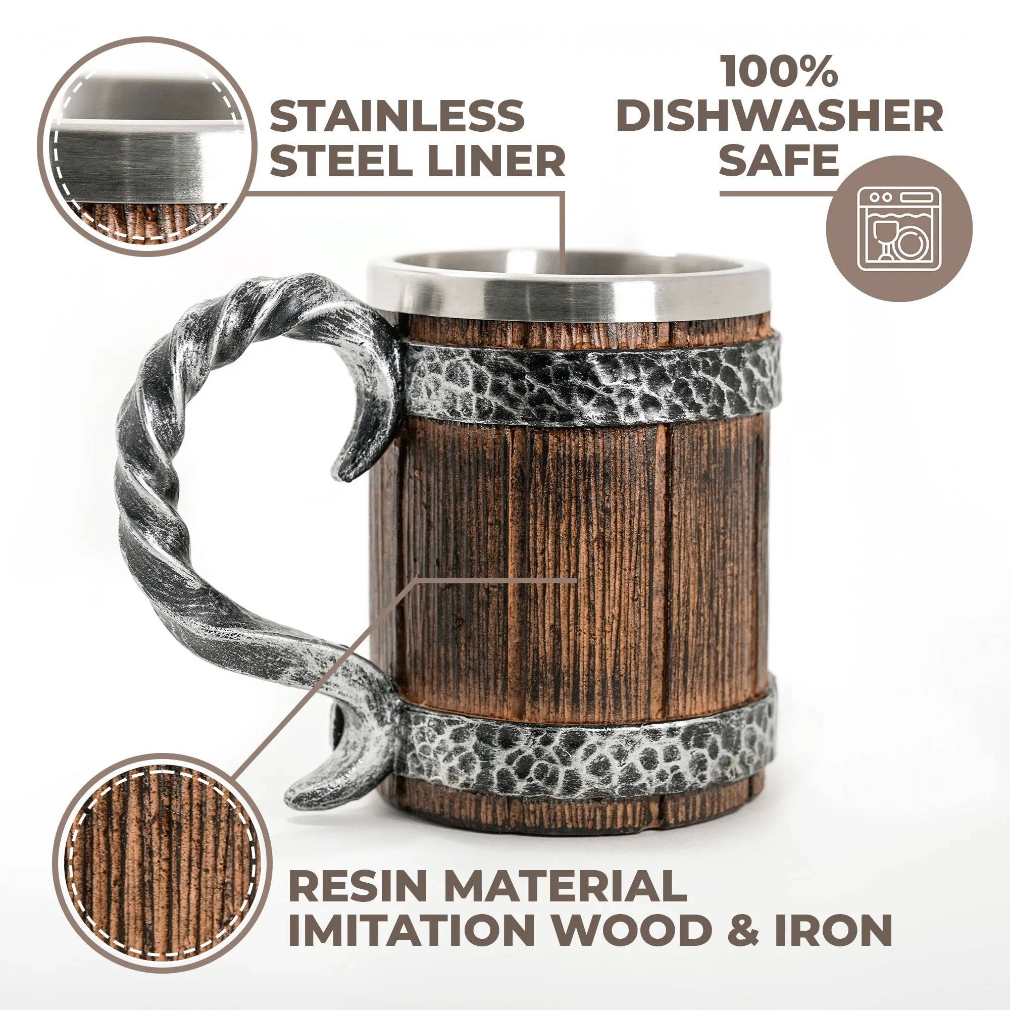 Beer Barrel Tankard