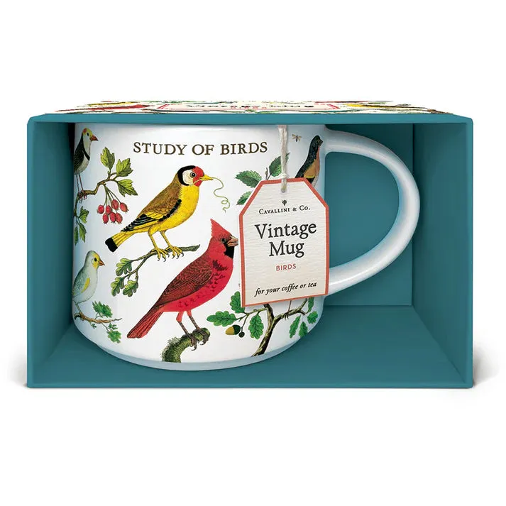 Birds- Cavallini & Co. Vintage Mug