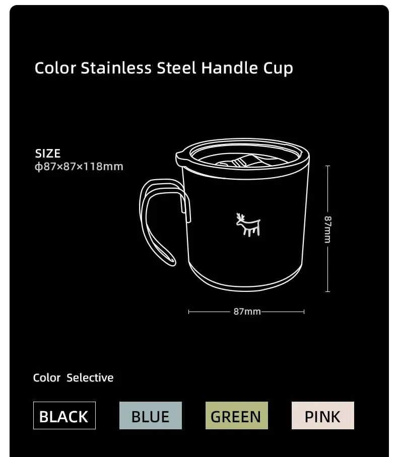 BLACKDEER Mug 330ML