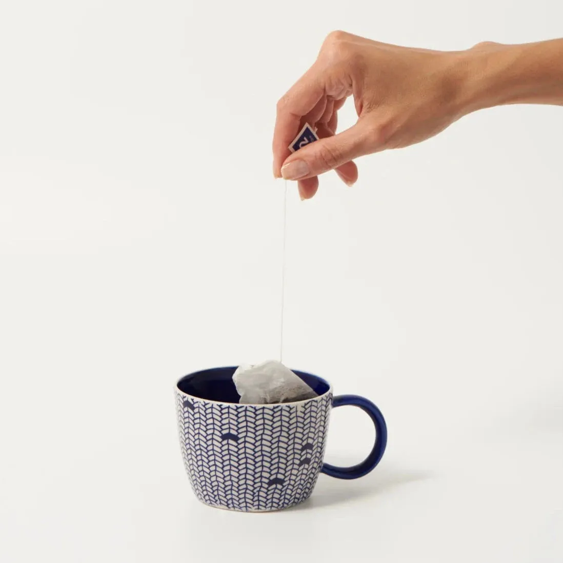 Blue Weave Mug