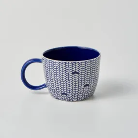 Blue Weave Mug