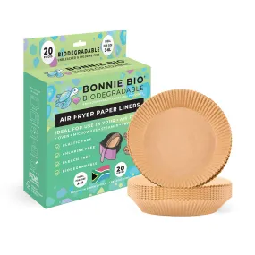 Bonnie Bio 20 x 3-6L Biodegradable Paper Air Fryer Liners