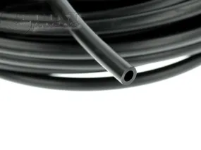 BOOST products Silicone Vacuum Hose 6mm (1/4") ID, Black, 1m (3ft) Roll