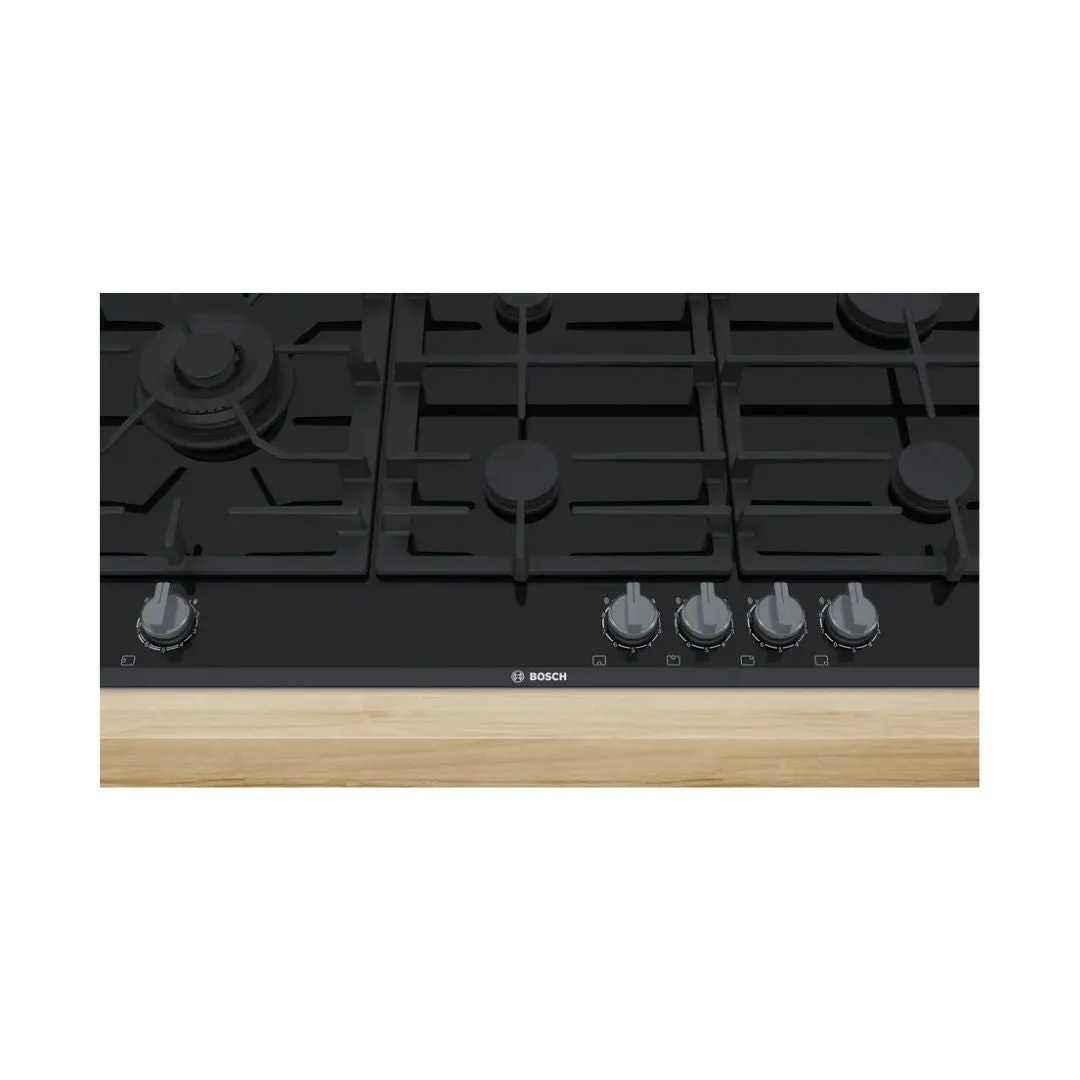 Bosch PRS9A6B70 90cm Series 8 Ceramic Gas Hob (Black)