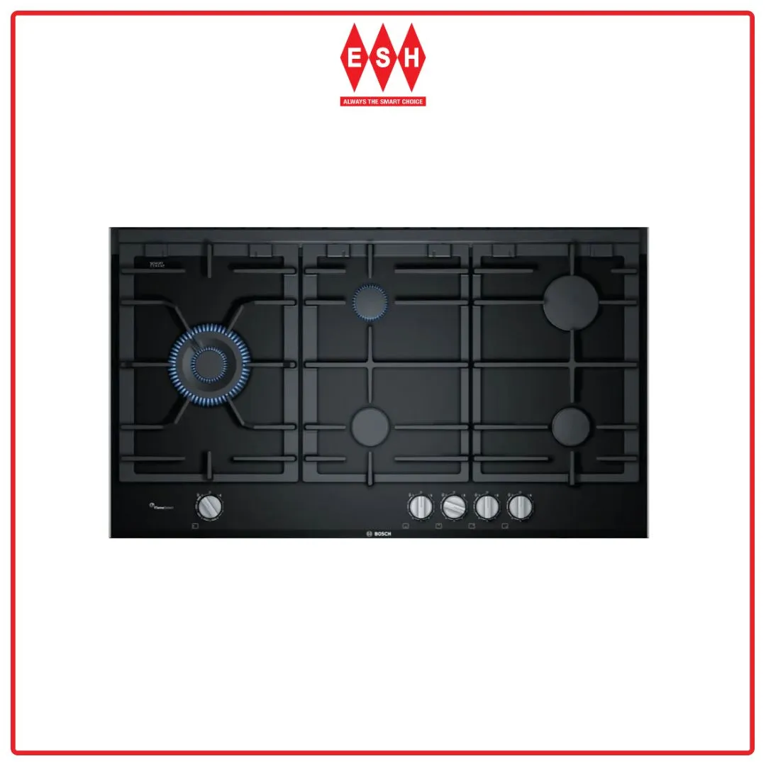 Bosch PRS9A6B70 90cm Series 8 Ceramic Gas Hob (Black)