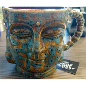 Buddha Head Ceramic Mug