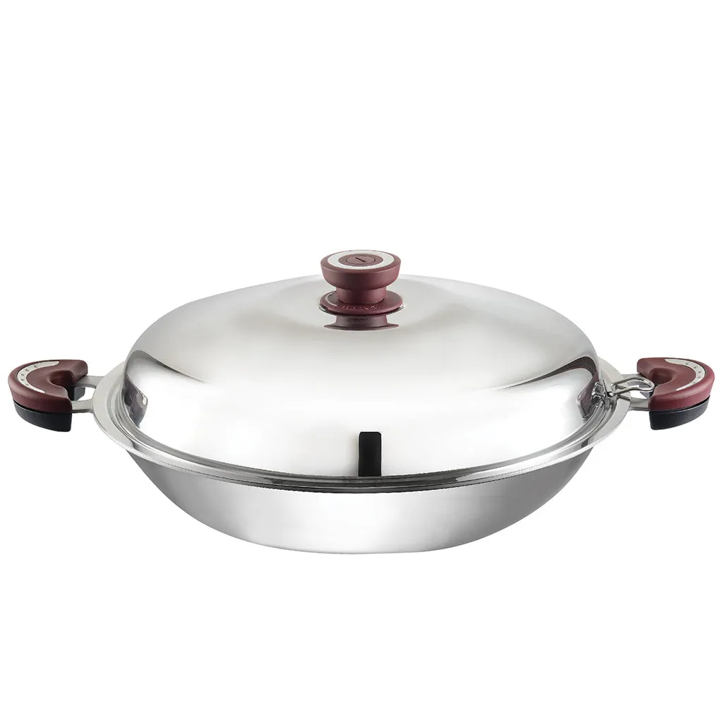 Buffalo Function Series S/S Flat Wok 14 Inch (WFU235F)