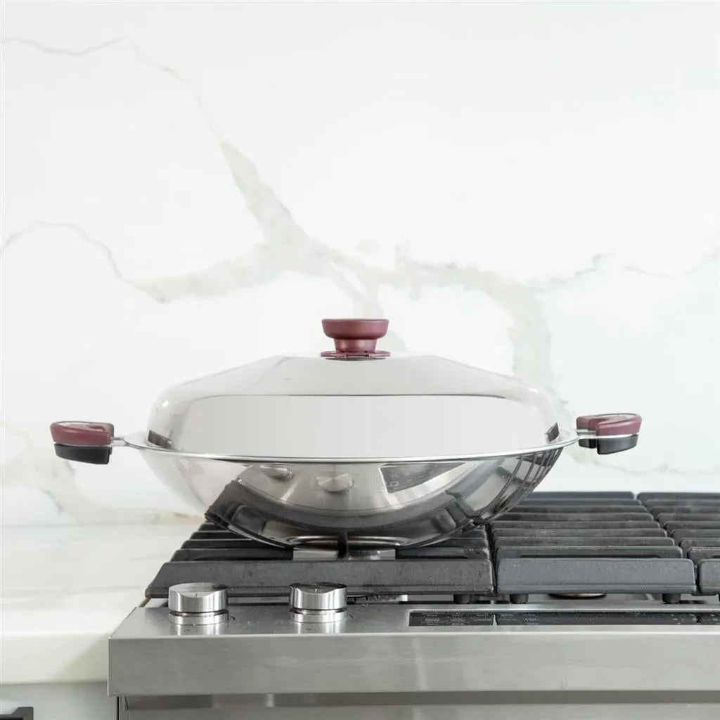 Buffalo Function Series S/S Flat Wok 14 Inch (WFU235F)