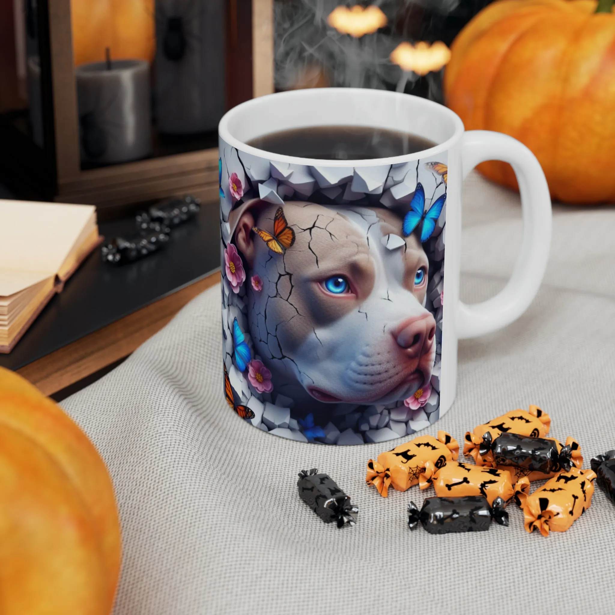 Bulldog 3d | Ceramic Mug, 11oz