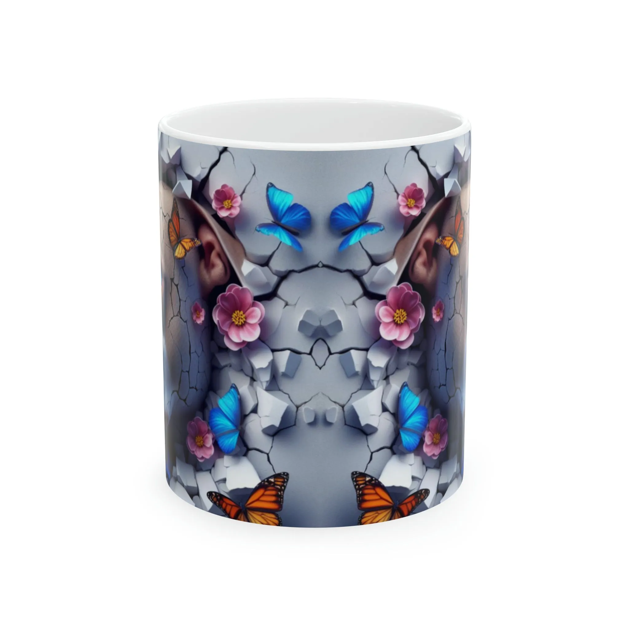 Bulldog 3d | Ceramic Mug, 11oz