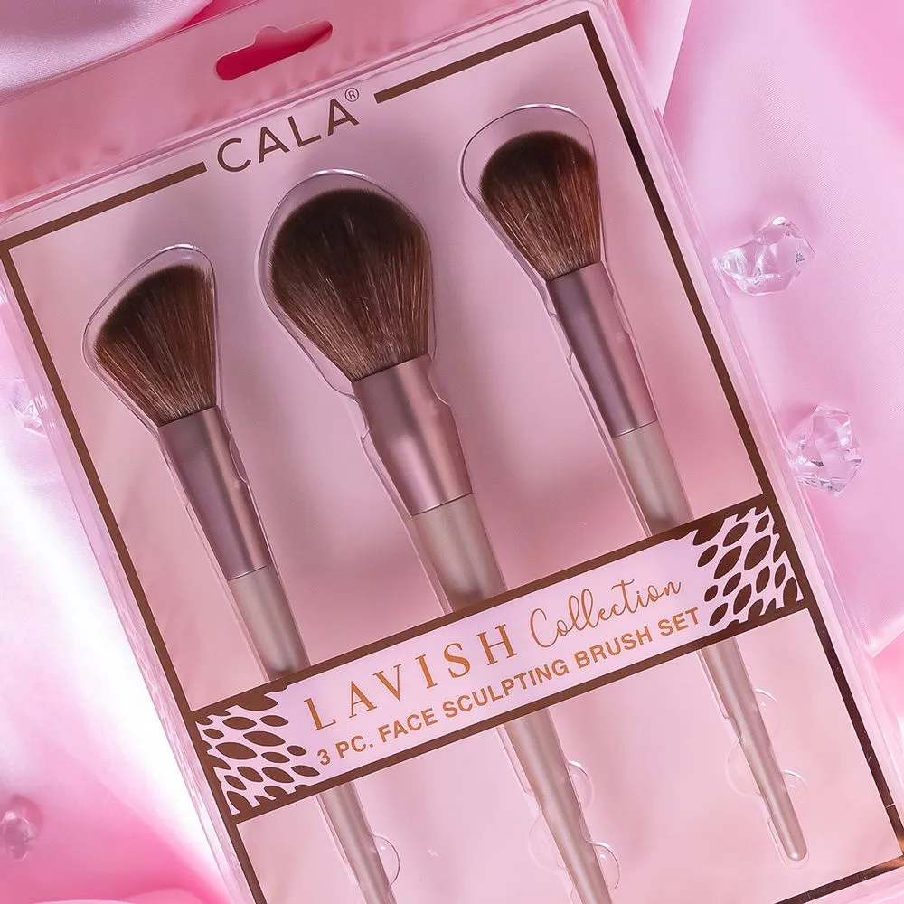 Cala Lavish Face Sculpting Brush Set (3Pcs)