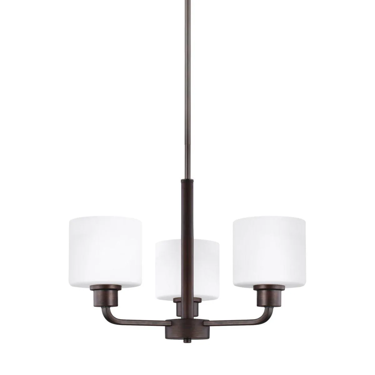 Canfield 3-Light Chandelier Bronze Finish