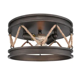 CHATHAM 2 LIGHT CEILING MOUNT, GUNMETAL BRONZE