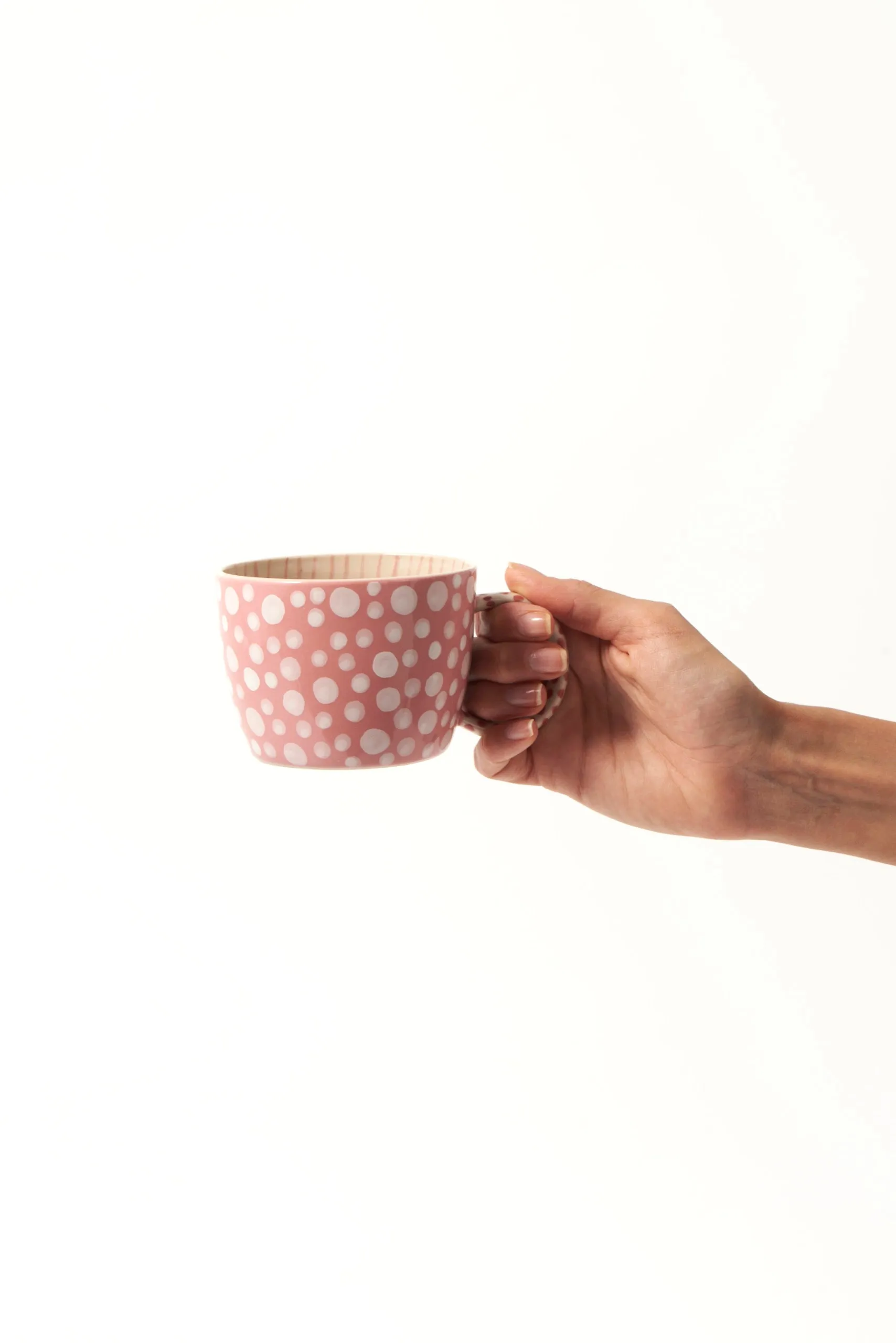 CHINO MUG PINK DOT