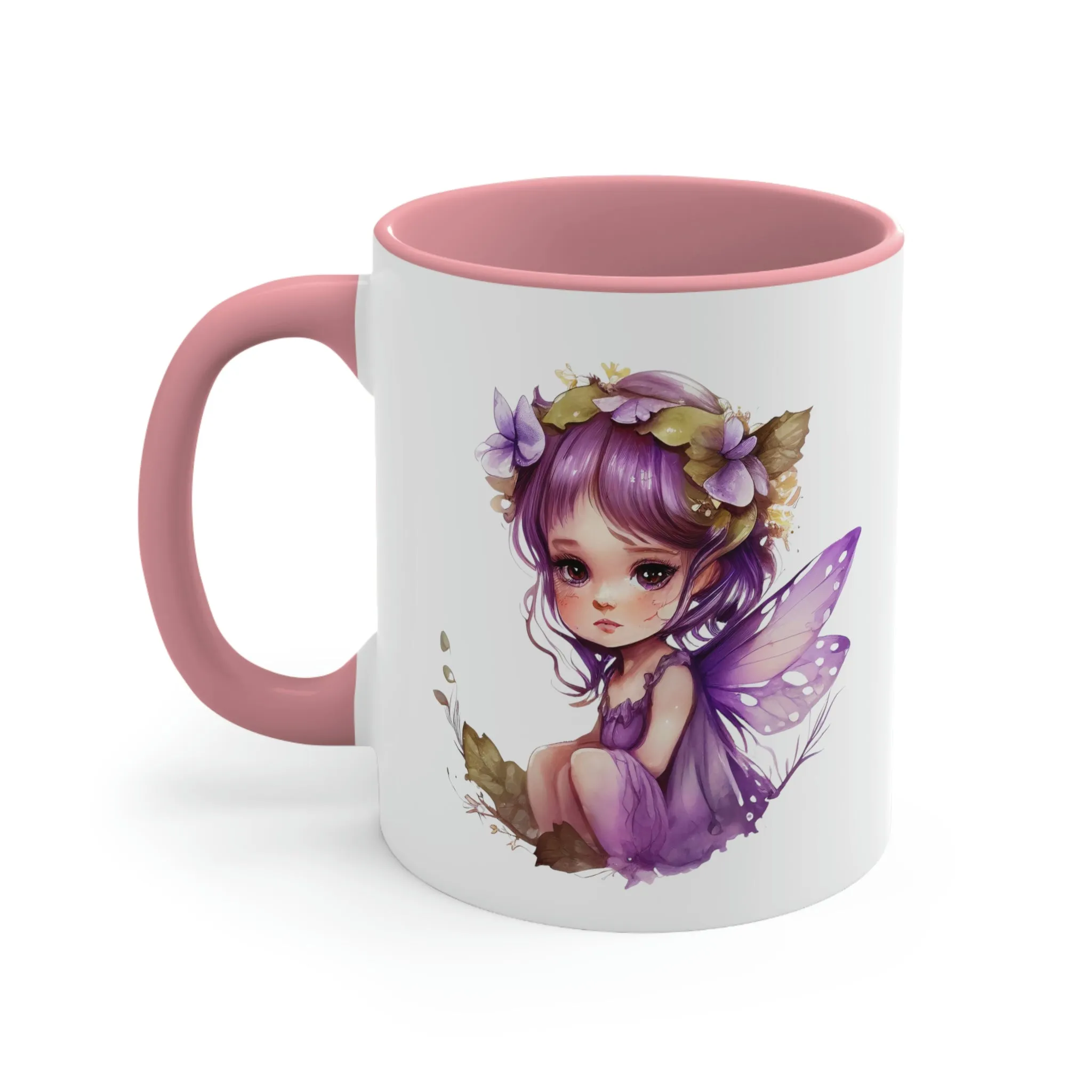 Cute Fairy Girl 03 - Accent Coffee Mug, 11oz