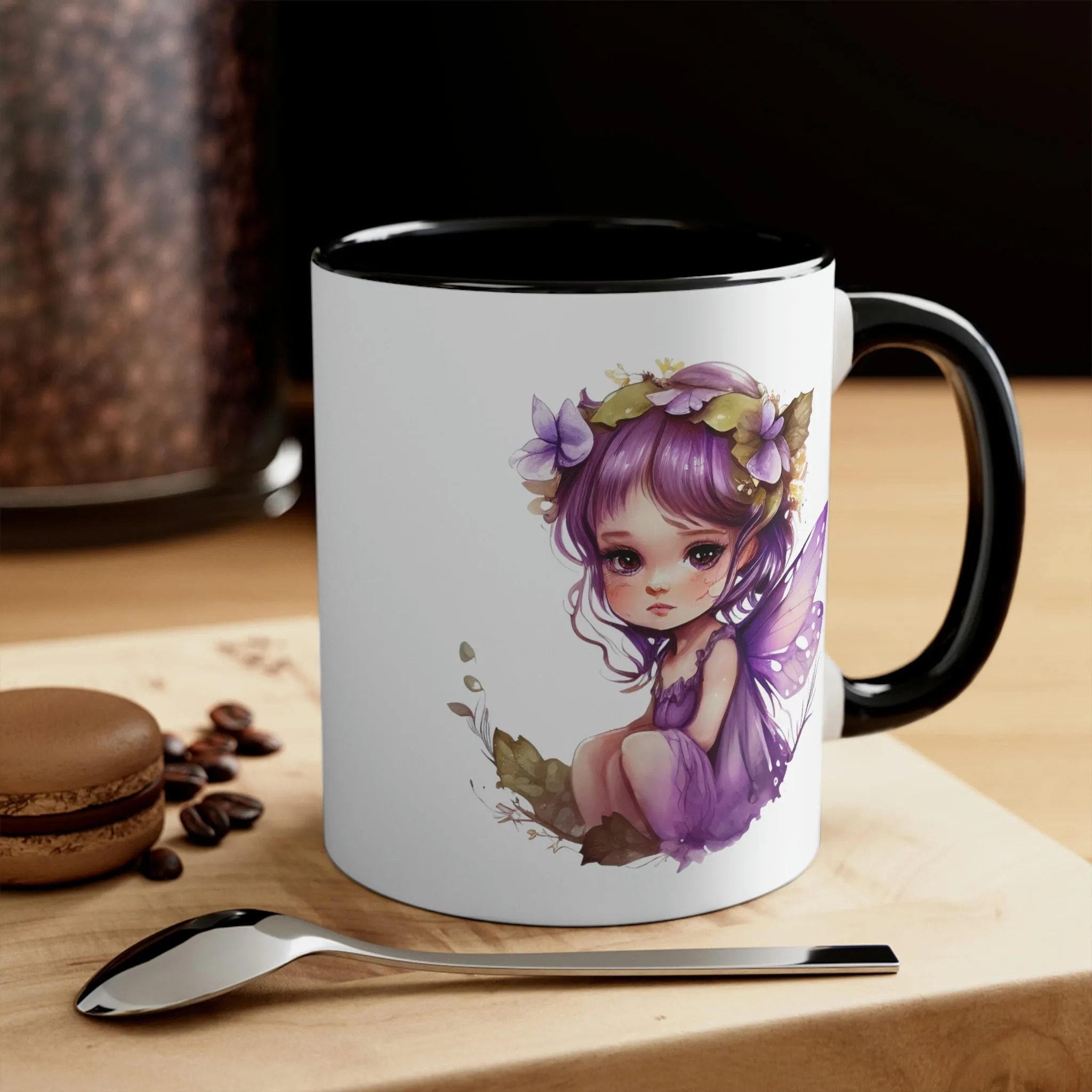 Cute Fairy Girl 03 - Accent Coffee Mug, 11oz