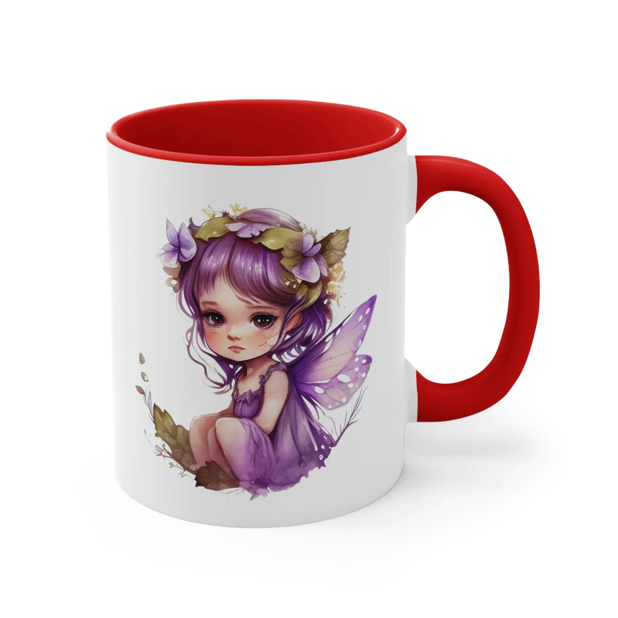 Cute Fairy Girl 03 - Accent Coffee Mug, 11oz