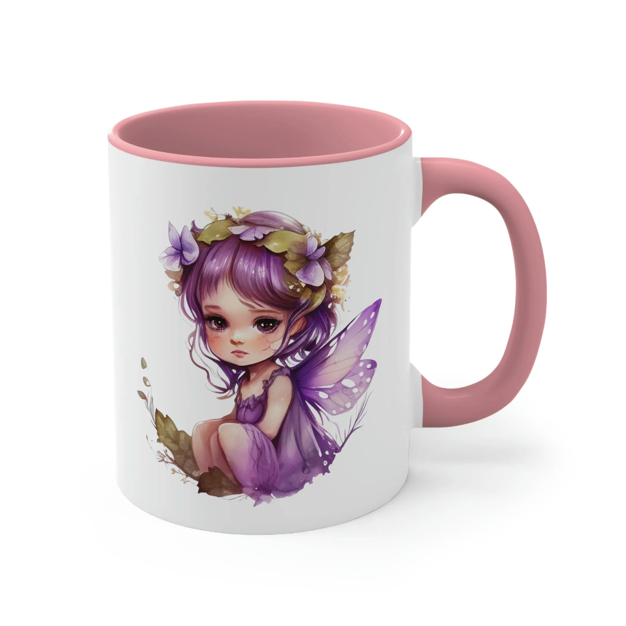 Cute Fairy Girl 03 - Accent Coffee Mug, 11oz