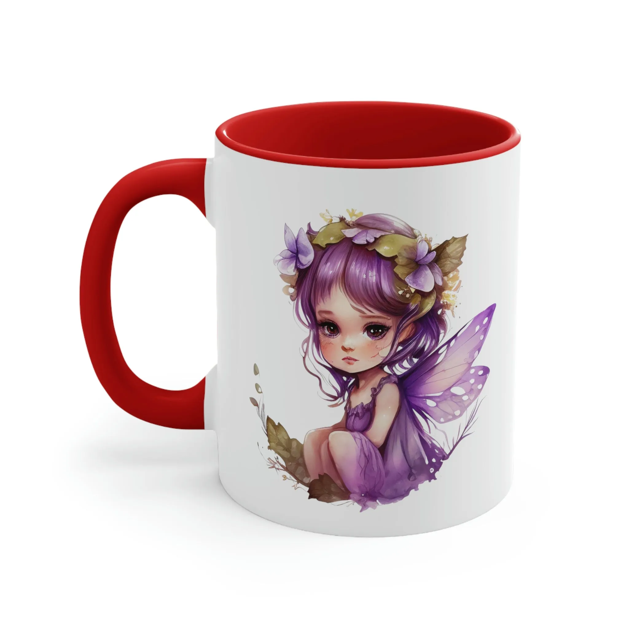 Cute Fairy Girl 03 - Accent Coffee Mug, 11oz