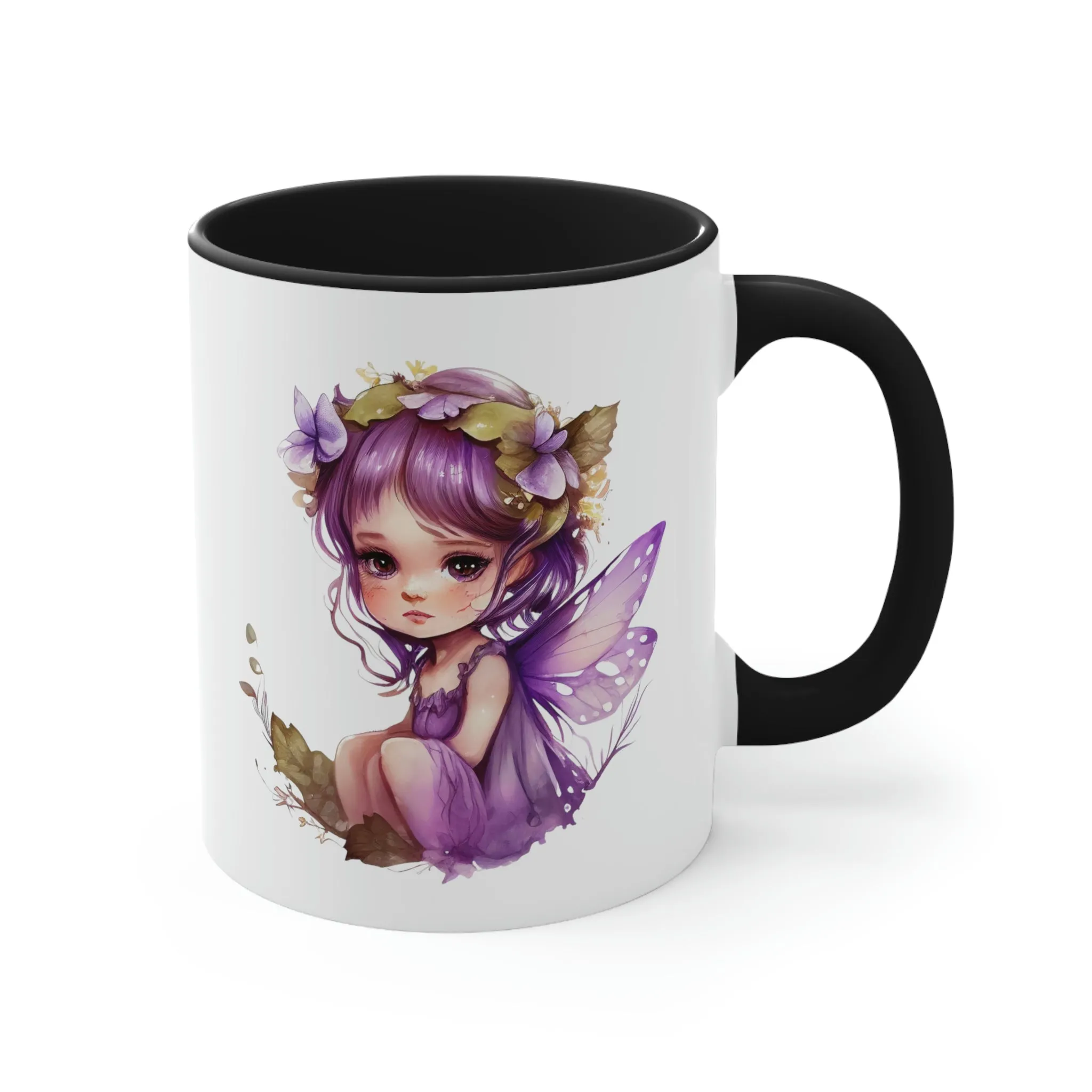 Cute Fairy Girl 03 - Accent Coffee Mug, 11oz