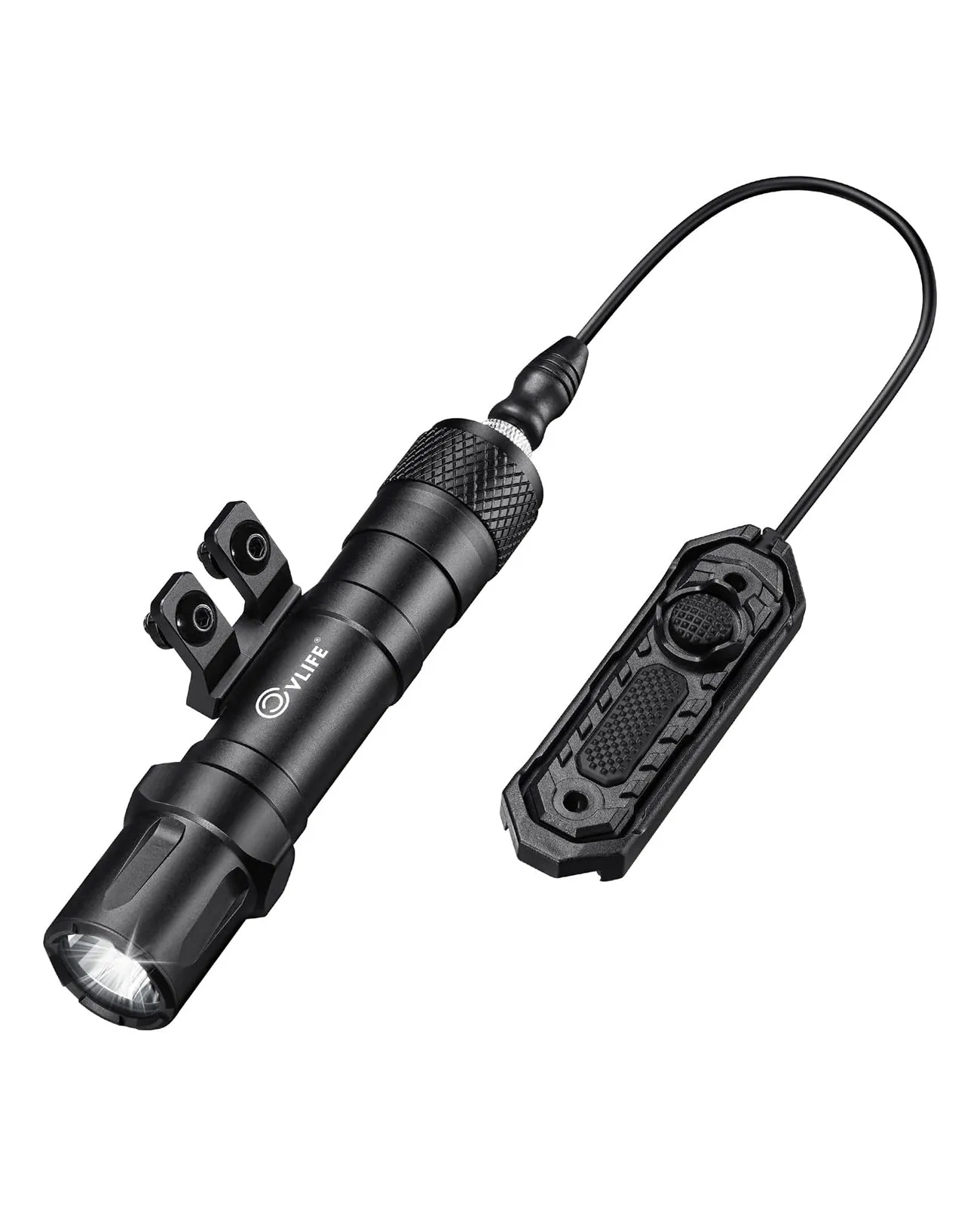 CVLIFE 2000 Lumens Tactical Flashlight USB Rechargeable Tactical Light