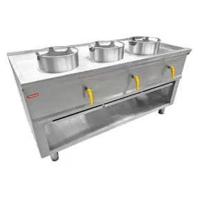 Diamond 3 Burner Wok Stove