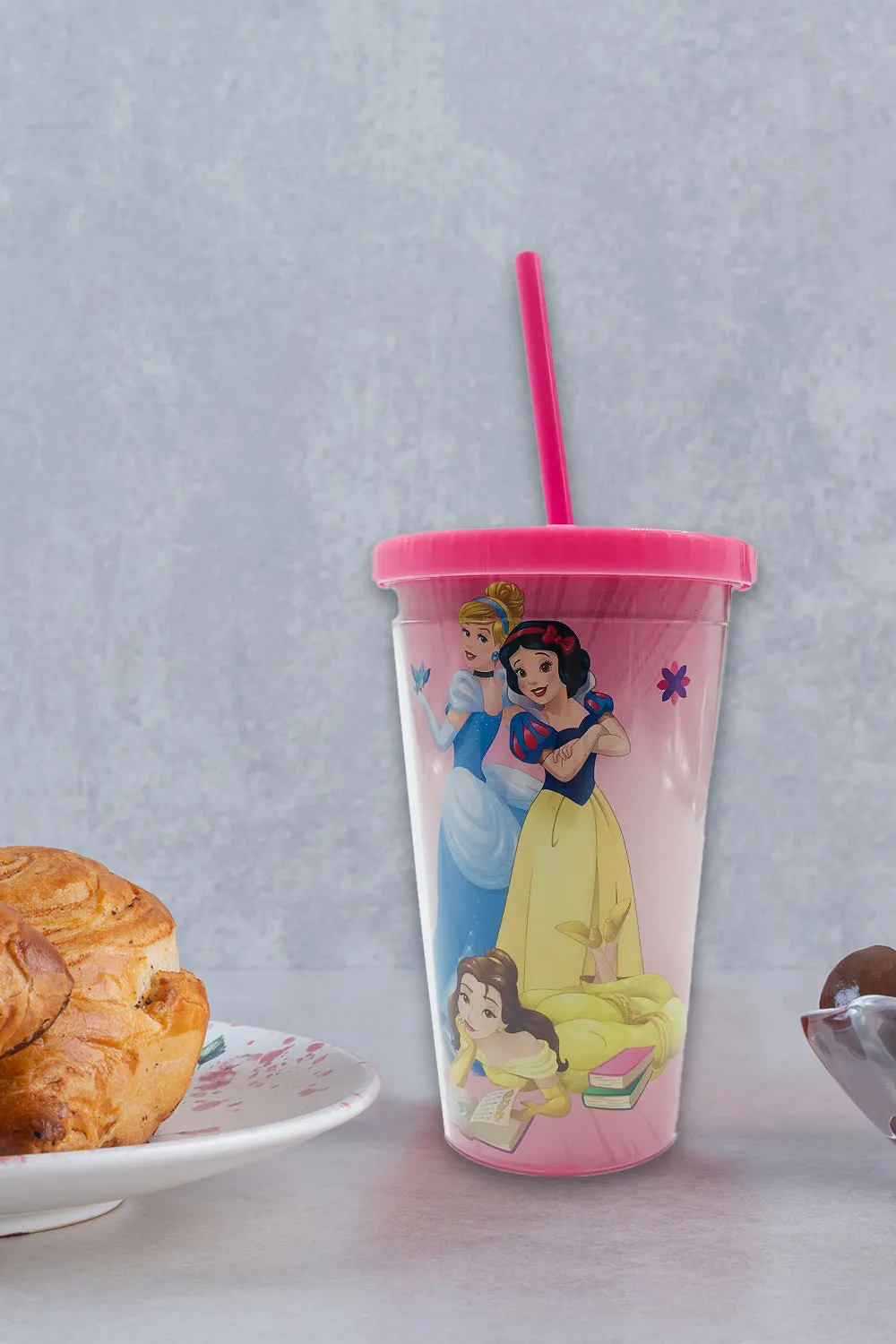 Disney Princess Plastic Cup & Lid