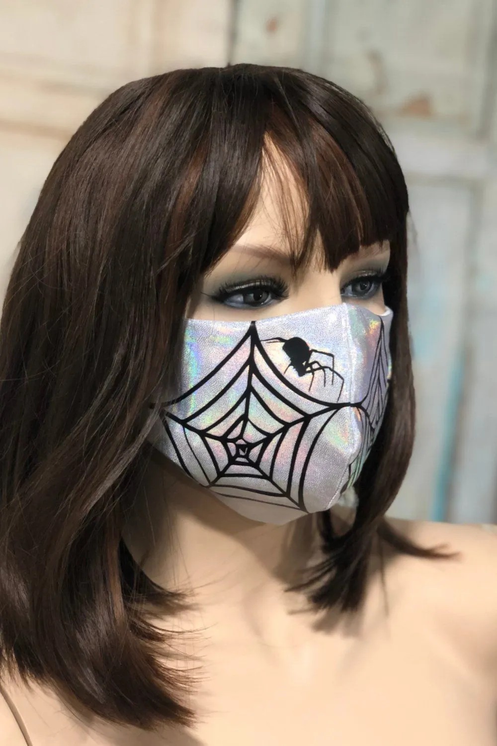 Double Spider Web Face Mask