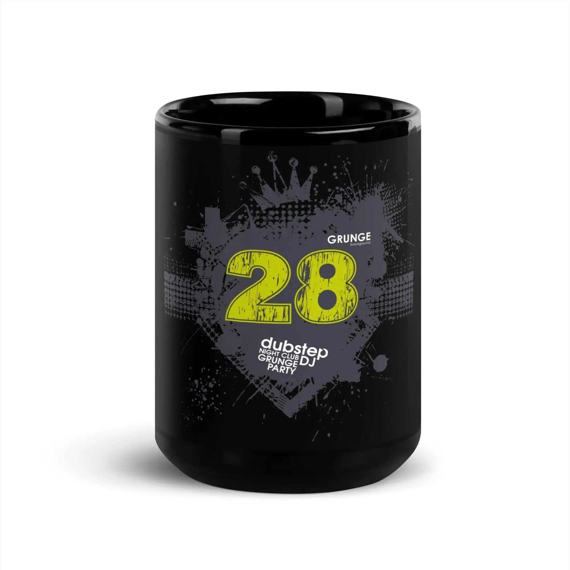 Dubstep Black Glossy Mug - Black