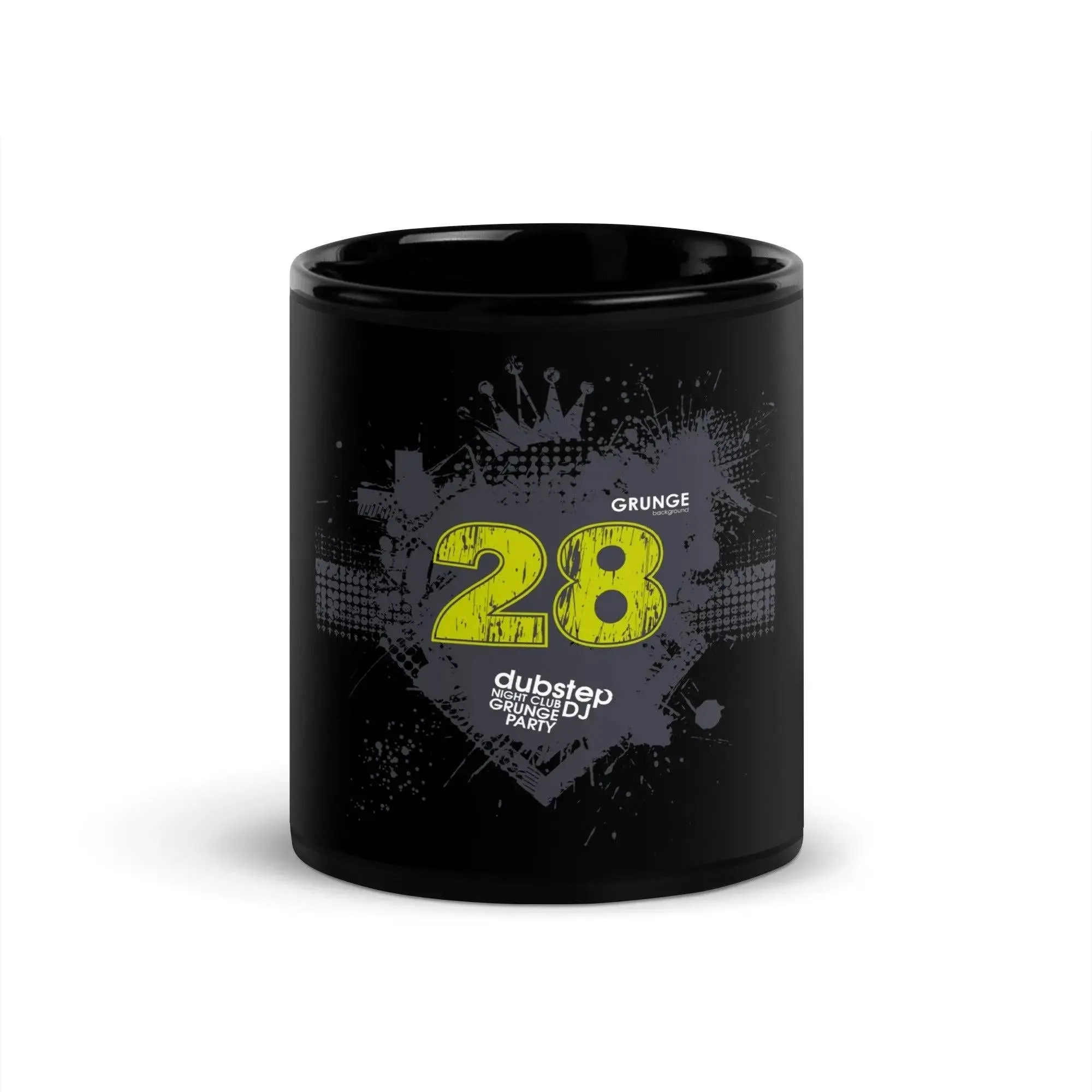 Dubstep Black Glossy Mug - Black