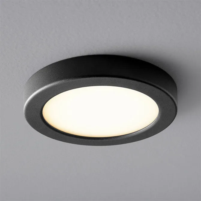 Elite 7" LED Ceiling Mount - Black