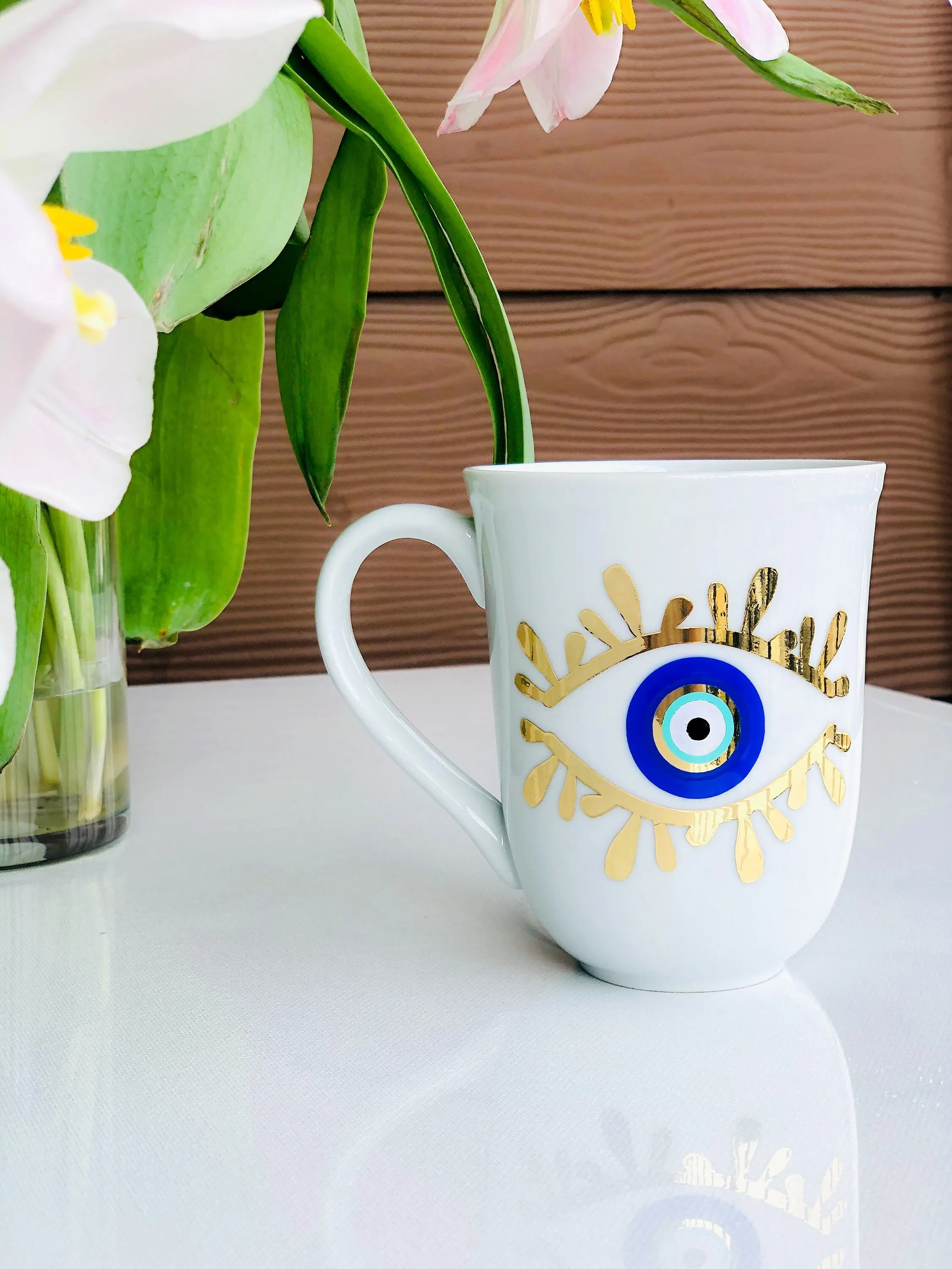 Evil Eye Design Personalized Mug Custom Gift With Your Name