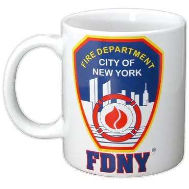 FDNY Letter Mug in White