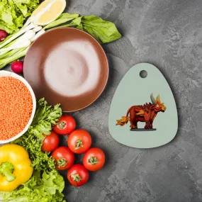 Fire Bull Sublimation Glass Cutting Board