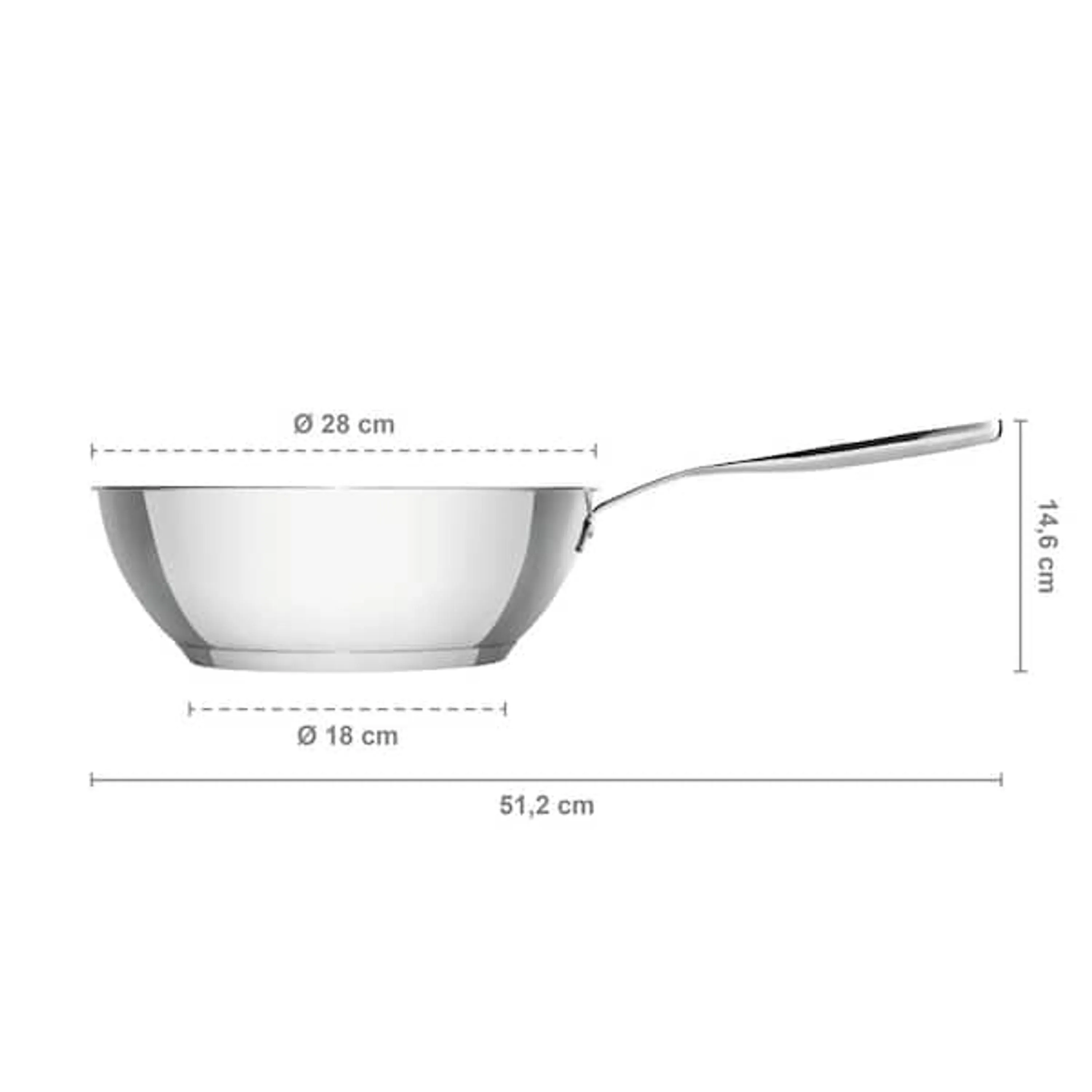 Fiskars All Steel 11'' Wok