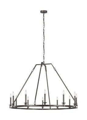 Generation Lighting - Feiss 12 - Light Chandelier F3216/12SMS