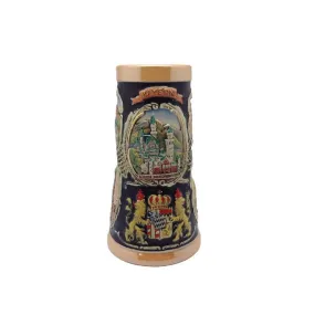 German Banner Collectible Beer Stein without Metal Lid