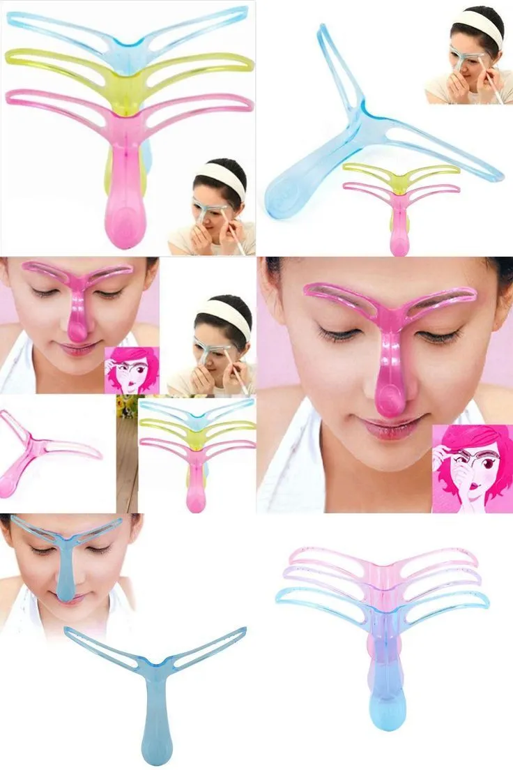 Glamza Pink Eyebrow Shaping Stencil – Free UK Postage