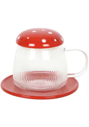 Glass Mushroom | MUG & SAUCER